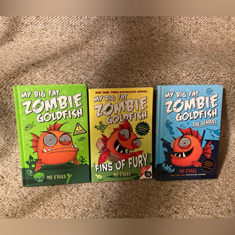 Book Bundle: My Big Fat Zombie Goldfish, Zombie  The Seaquel & Fins of Fury